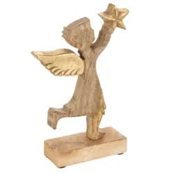 Kulaté kuchyňské prkénko z mangového dřeva Monia - 22*2*30 cm Mars & More