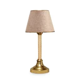 Opviq Stolní lampa Denis béžová/zlatá II