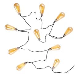 BULB LIGHTS Světelný řetěz žárovky tónované 10 světel