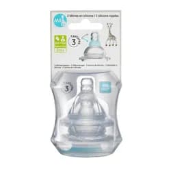 Mii Sophie la girafe set 2 ks saviček - střední průtok - M