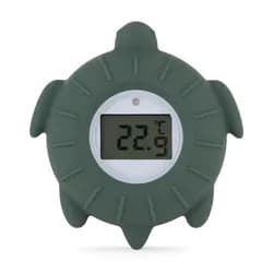 PETITE&MARS Teploměr silikonový digitální Turtle Terry 0m+ - Misty Green