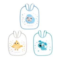 Canpol babies Bryndák froté/PVC 3 ks BUNNY & COMPANY