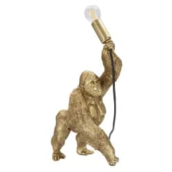 Mauro Ferretti Stolní lampa Gorilla 40 cm zlatá