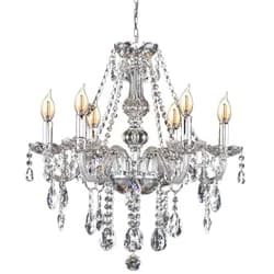 TooLight Křišťálové stropní svítidlo 392183 stříbrné