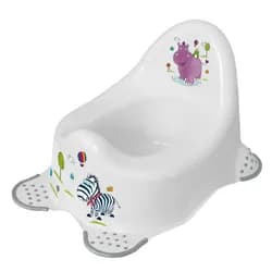 KEEEPER Dětský nočník "Hippo" bílá/šedá