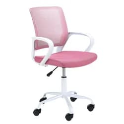 Ak furniture Dětská otočná židle FAUN růžová