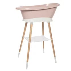 Bebe Jou Sada digitální vaničky Sense Edition Pale Pink se stojanem