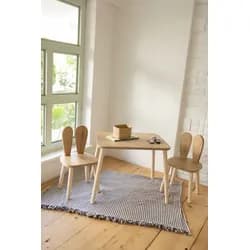 Kalune Design Sada dětského nábytku Bunny hnědá