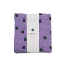 Studio Noos SWADDLE ZAVINOVAČKA Print Large Purple Clover