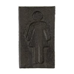 Kovová cedule označení dámy - 6*1*11 cm Clayre & Eef