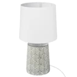 Stolní lampa s keramickou základnou, bílá, Atmosphera bílá 161703