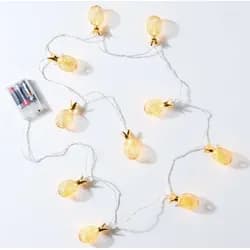 MIAMI Světelný LED řetěz s USB ananas 10 světel