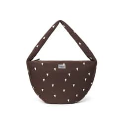 Studio Noos Puffy Cross Body Bag Brown Hearts