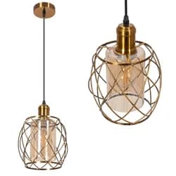TooLight Závěsná lampa La Belle XII měděná