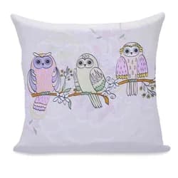 Povlak na polštář DecoKing Owi světlý, velikost 80x80