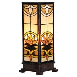 Stolní lampa Tiffany - 18*45 cm 1x E27 / Max 60W Clayre & Eef