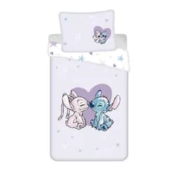 Jerry Fabrics Bavlněné povlečení 140x200 + 70x90 cm - Lilo and Stitch "Heart"