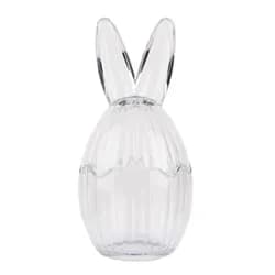 Dekorace králík v béžovém obleku a vajíčkem - 13*12*47 cm Clayre & Eef
