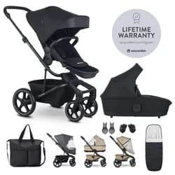 Easywalker Set XXL Harvey⁵ s příslušenstvím - Midnight Black
