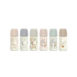 Suavinex SUAVINEX | Kojenecká láhev WONDERLAND 270ml FYZIOL PRŮTOK M