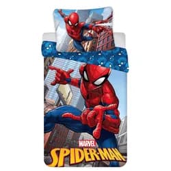 Jerry Fabrics povlečení SPIDERMAN 04, modré, bavlna hladká, 140x200cm + 70x90cm