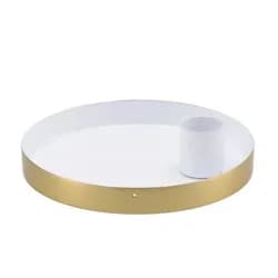 Zeleno-modrá dekorace sedící socha Myška v uniformě - 10*7*19 cm Clayre & Eef