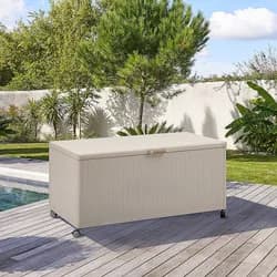 DEOKORK Venkovní úložný box 182 x 89 x 78 cm (ivory)