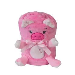 Babymatex Deka WILLY 85x100 cm - Růžová Prasátko