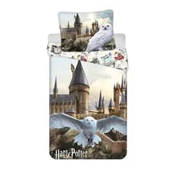 Jerry Fabrics Bavlněné povlečení 140x200 + 70x90 cm - Harry Potter "Hedwig 02"