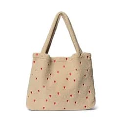 Studio Noos Teddy Hearts MOM BAG Ecru Hearts
