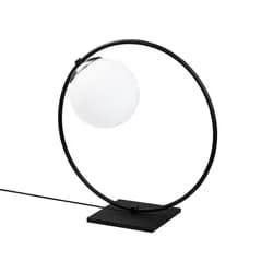 Opviq Stolní lampa Dolunay černá/bílá