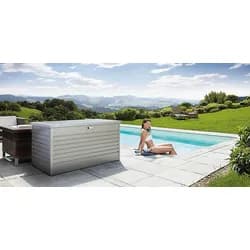 Biohort Úložný box BIOHORT Freizeitbox 200 201 x 79 x 83 cm (šedý křemen metalíza)