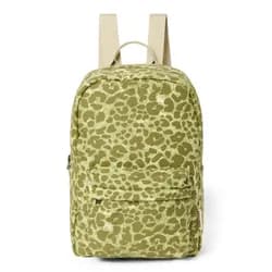 Studio Noos Cotton Midi BACKPACK batůžek s přední kapsou Green Leopard