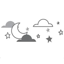 ZOPA Vanička 84cm se zátkou - Moon - White