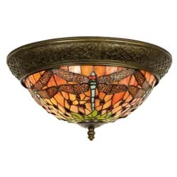Nástěnná lampa Tiffany Rosemonde - 30*15*20 cm 1x E14 / Max 40W Clayre & Eef