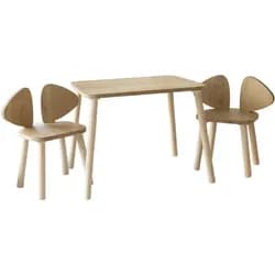 Dětská sada stolečku a židliček 2 ks Mickey Two Chair Set - Brown