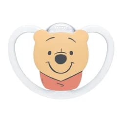 NUK Perfect Match Air Dudlík Medvídek Pú WHITE 6-18m 1ks v boxu