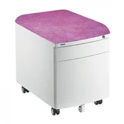 Pojízdný kontejner Mayer 32W8 30 208 — bílý, růžový aquaclean Mayer