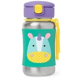 Skip Hop Zoo Láhev na vodu nerez - Jednorožec 12m+