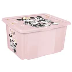 KEEEPER Úložný box s víkem "Minnie" - Růžová