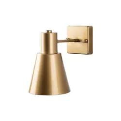 Opviq Nástěnná lampa Funnel zlatá