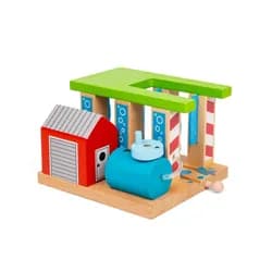Bigjigs Rail Dřevěná vlaková myčka