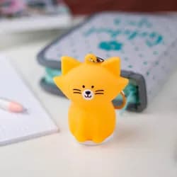innoGIO Silikonový přívěsek GIOkeyring - Cat