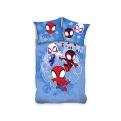 Carbotex Bavlněné povlečení 140x200 + 70x90 cm - Spidey Malí Hrdinové