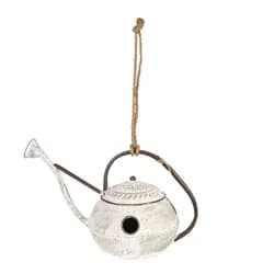 Vánoční dekorativní soška pejsků u stromečku s dárky a saněmi - 16*8*15 cm LED osvětlení Clayre & Eef