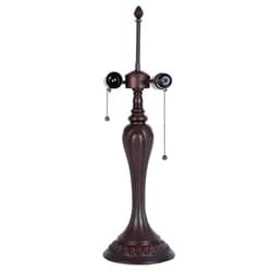 Zdobená noha k lampě Tiffany - Ø 17*55 cm 2x E27 / Max 60W Clayre & Eef