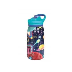 Quokka Nerezová termoláhev s pítkem Pop Kids Space 445 ml