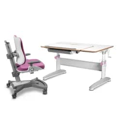 Dětský set MyChamp EXPERT - růžový, set židle + stůl Mayer
