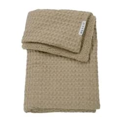 Meyco Deka Waffle Teddy fleece - Taupe