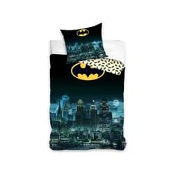 Carbotex Bavlněné povlečení 140x200 + 70x90 cm -  Batman "Noční Gotham"
